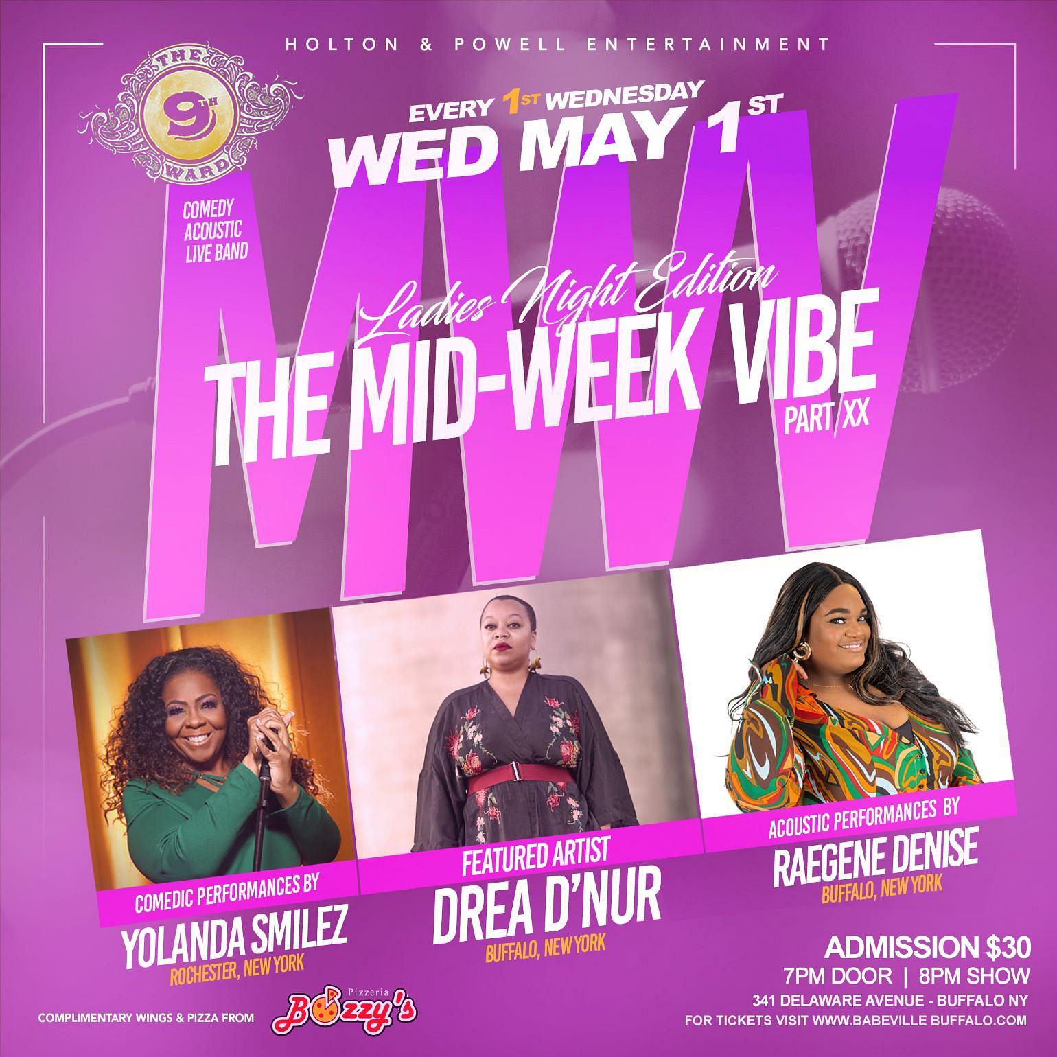 The Mid-Week Vibe - Part XX Ladies Night Edition Tickets at The 9th ...