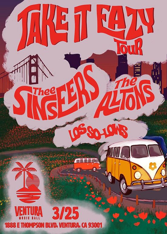 Thee Sinseers & The Altons Tickets at Ventura Music Hall in Ventura by ...