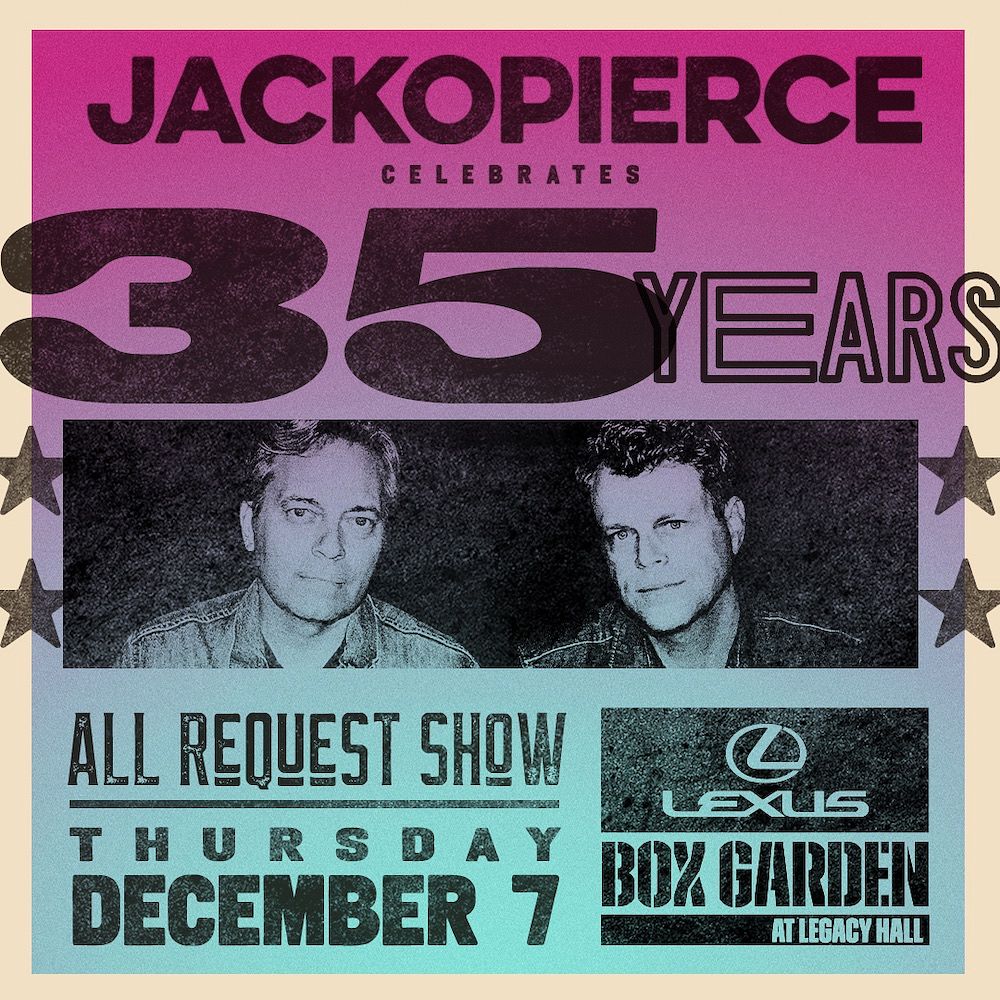 Jackopierce: 35 Year Anniversary (Plano)