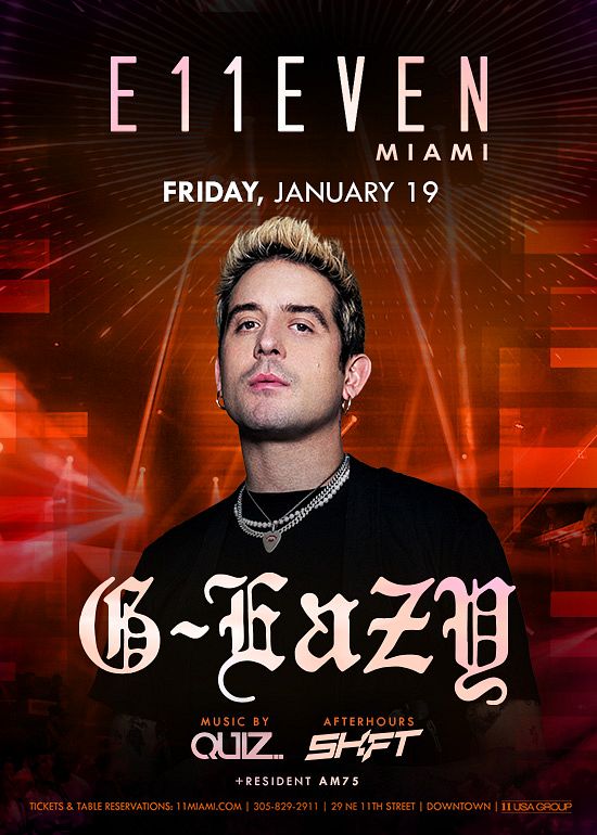 GEAZY Tickets at E11EVEN Miami in Miami by 11 Miami Tixr