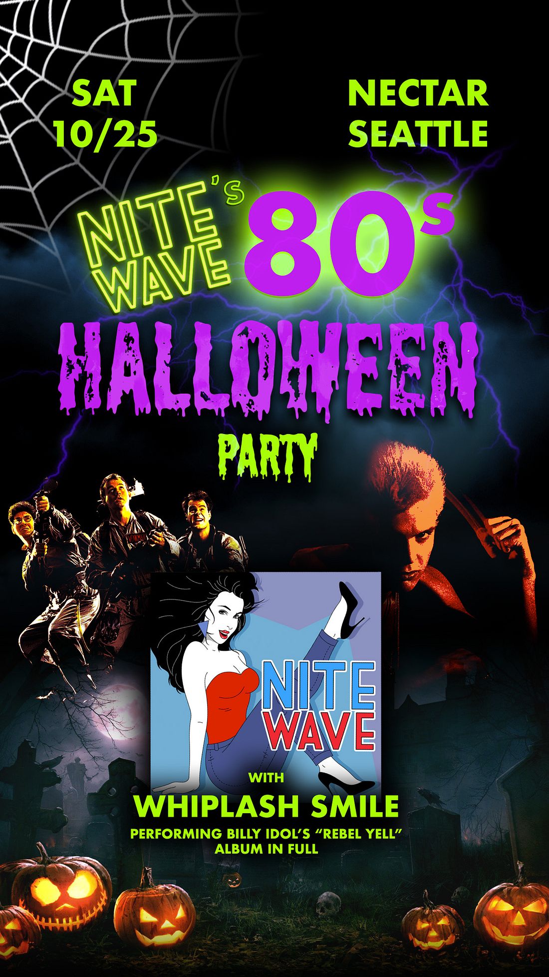 Hallowee Night マヤ　SP Nite Wave's 80s Halloween Party Tickets at Nectar Lounge in