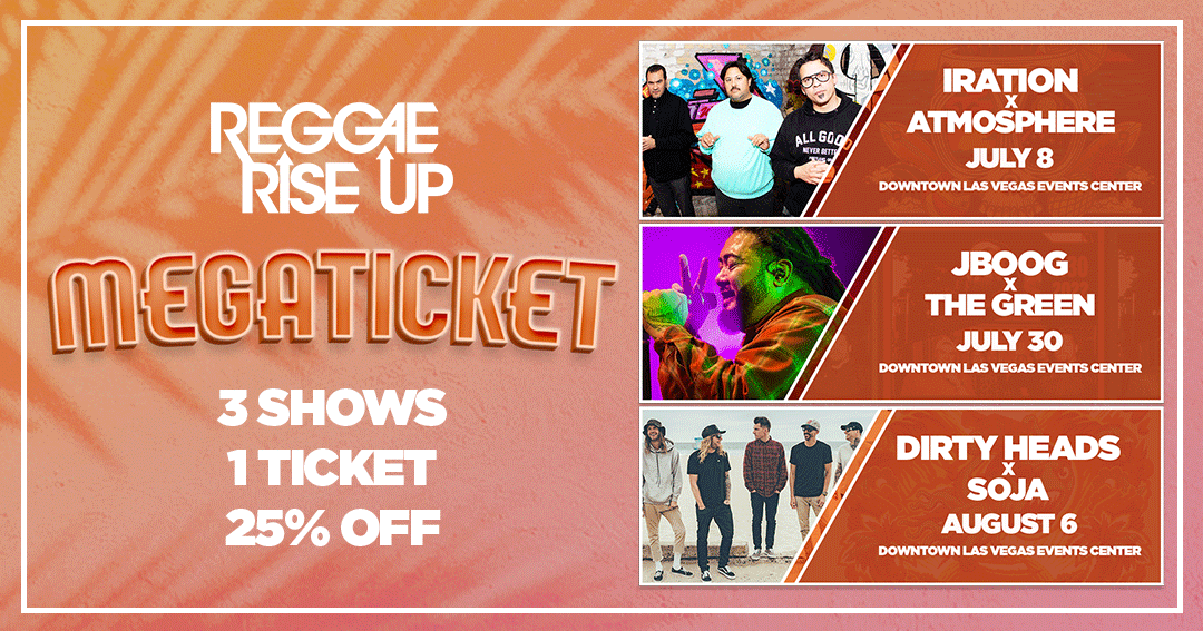 Reggae Rise Up Mega Ticket at DLVEC Tickets at Downtown Las Vegas