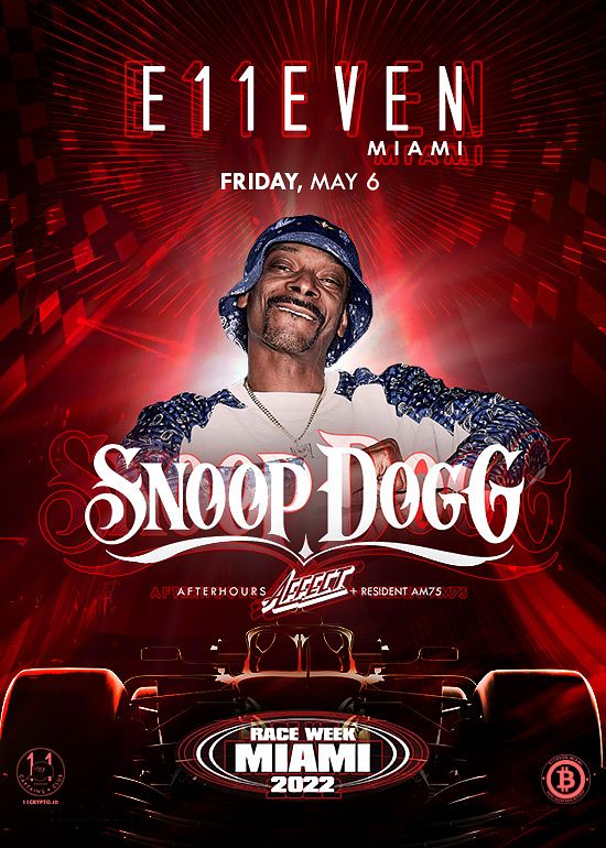SNOOP DOGG Tickets at E11EVEN Miami in Miami by 11 Miami Tixr