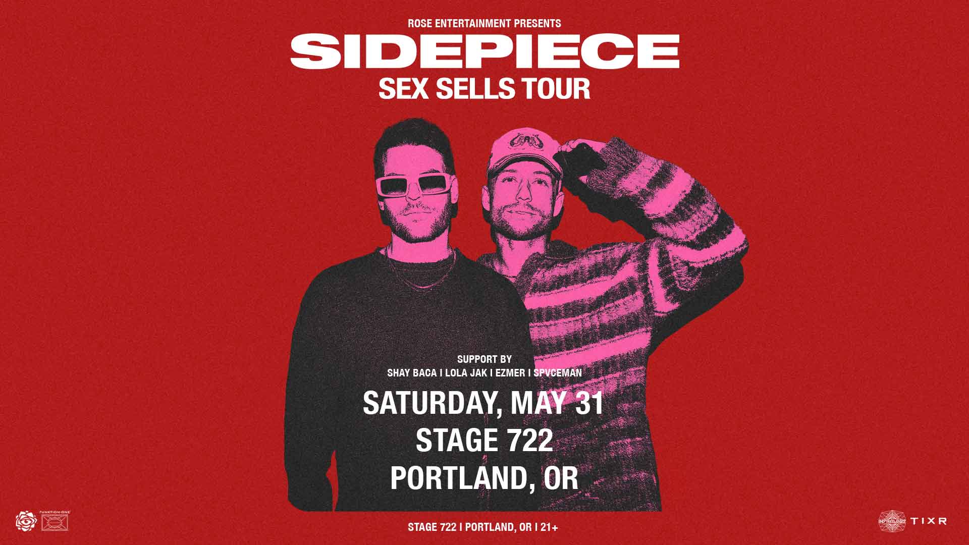 SIDEPIECE AT STAGE 722 Tickets at Stage 722 in Portland by Rose