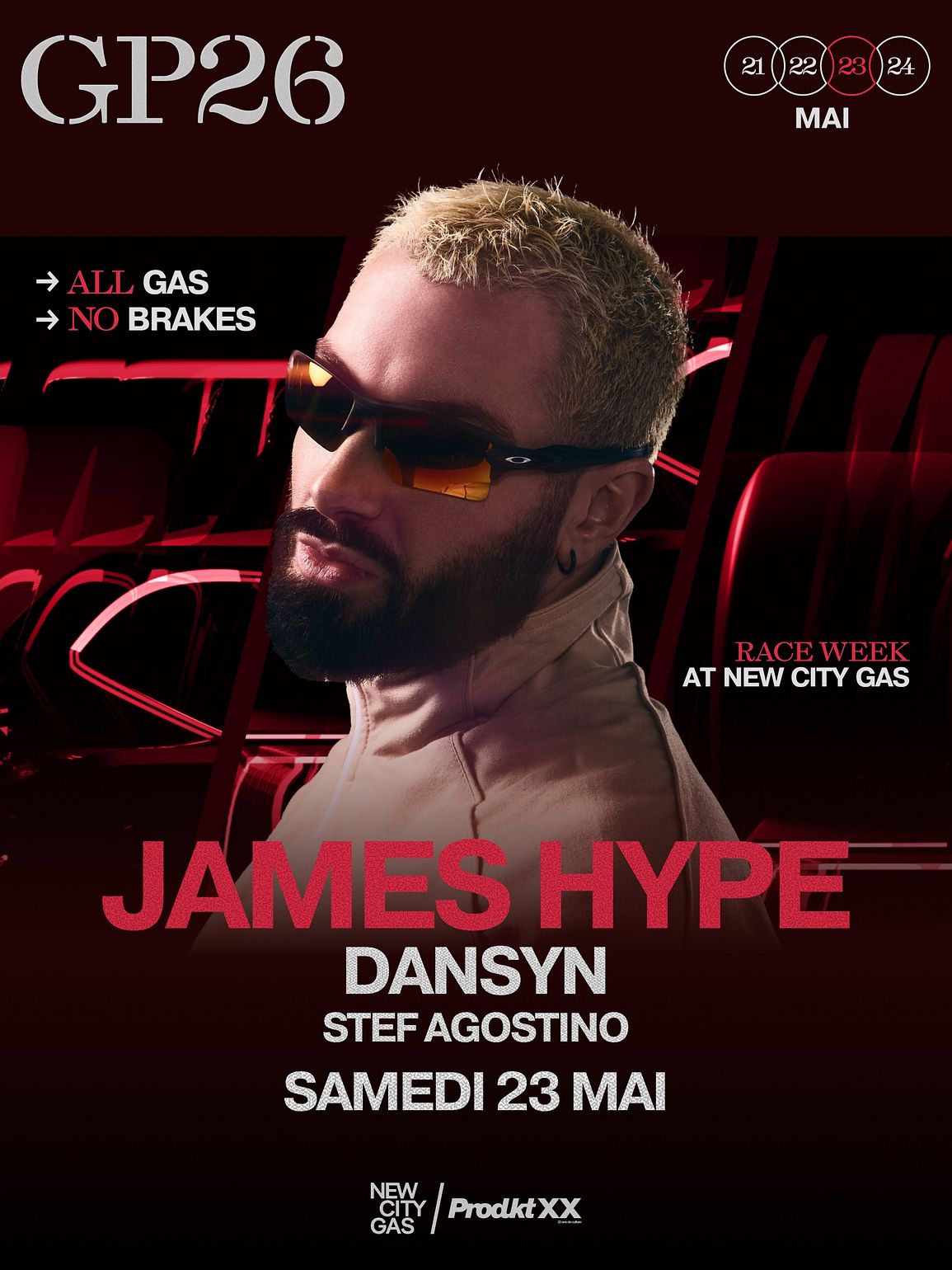 GP26: James Hype, Dansyn Tickets at New City Gas in Montreal by