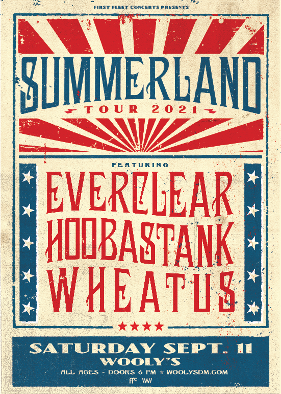 Summerland Tour 21 Tickets At Your Computer Or Mobile Device Tixr At Wooly S In Des Moines At Wooly S Tixr