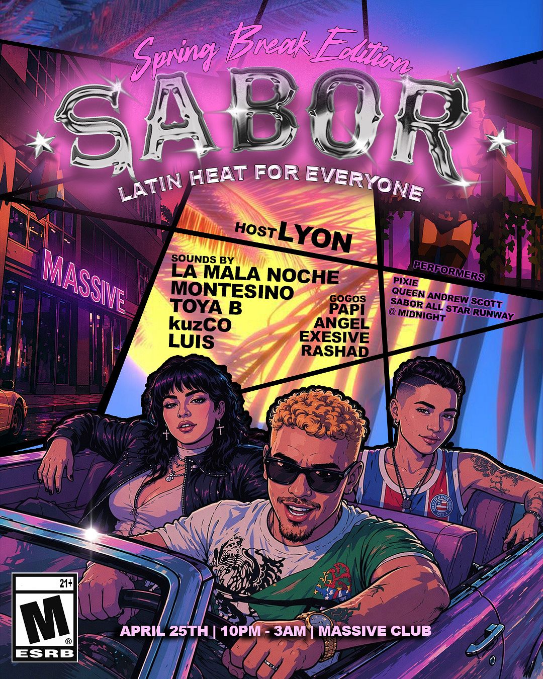 Sabor - Latin Heat For Everyone Tickets at Massive in Seattle by