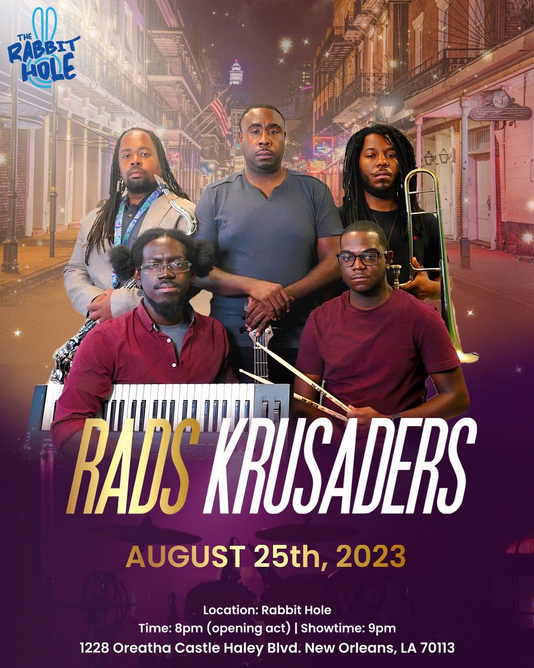 RADS Krusaders Tickets at The Rabbit Hole in New Orleans by The Rabbit