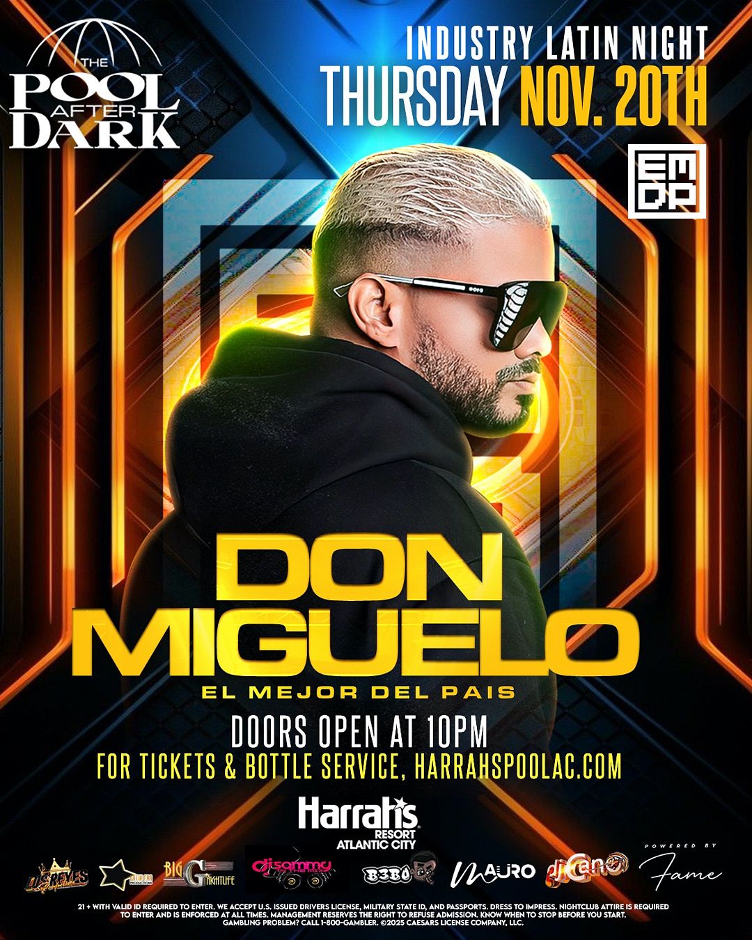 Industry Latin Night featuring DON MIGUELO at The Pool After Dark Thursday, November 20, 2025