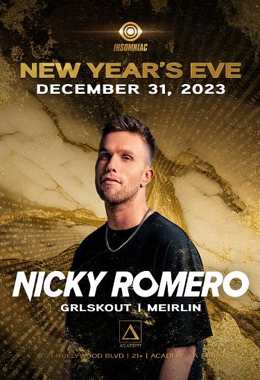 Nicky Romero Tickets at Academy Nightclub in Los Angeles by Academy | Tixr