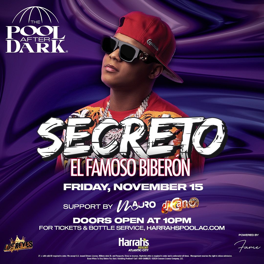 FUEGO FRIDAYS ft SECRETO at The Pool After Dark Friday, November 15, 2024