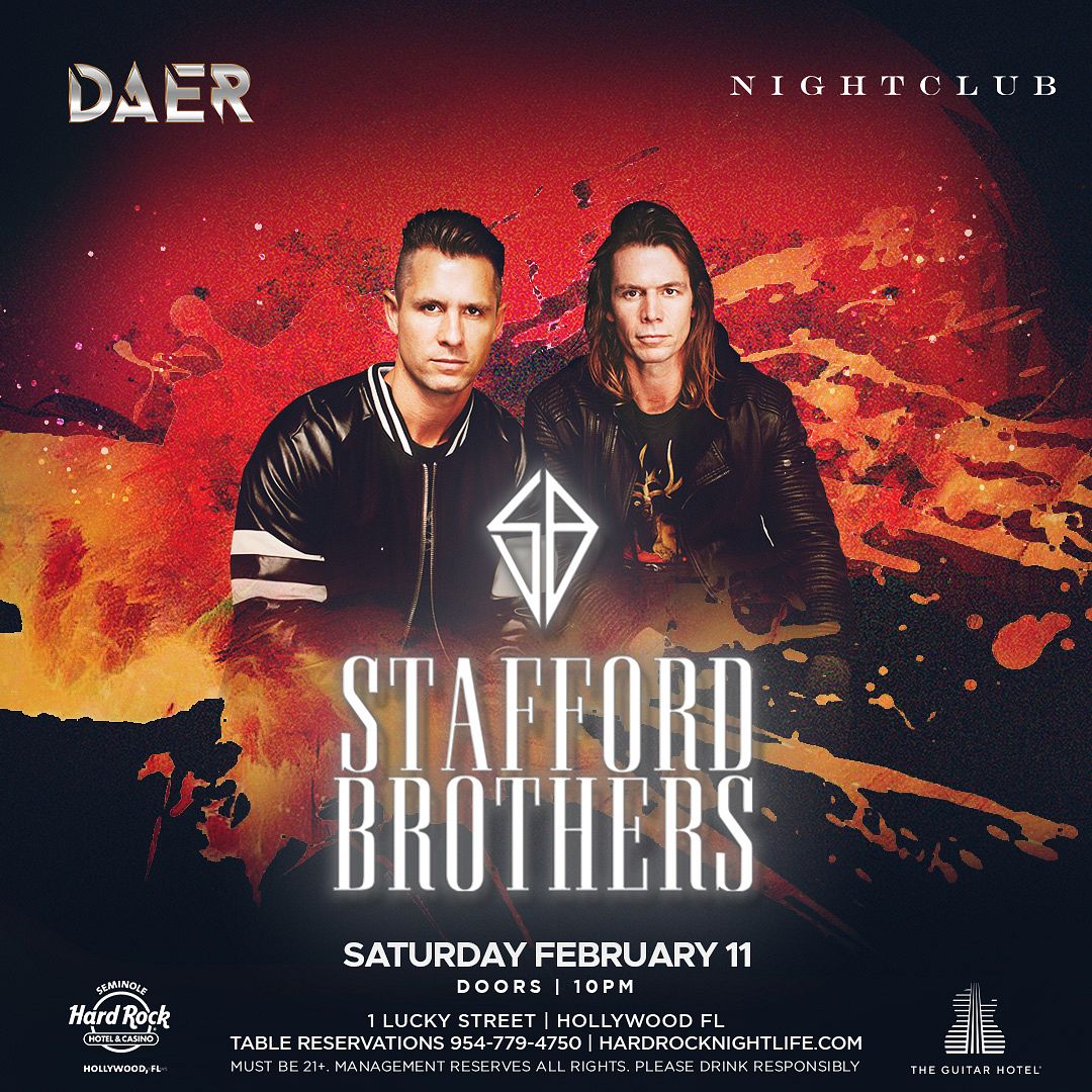 Stafford Brothers DAER Tickets at DAER South