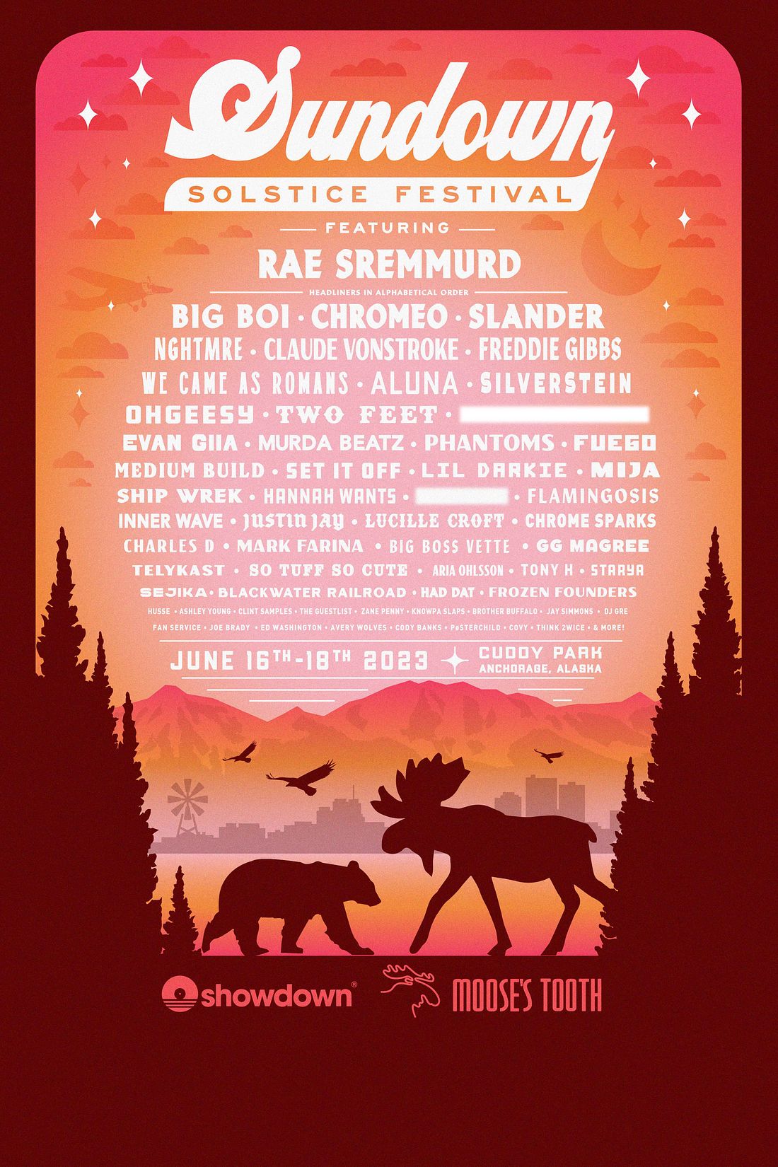 Sundown Solstice Festival Tickets at Cuddy Park in Anchorage by Showdown  Alaska | Tixr