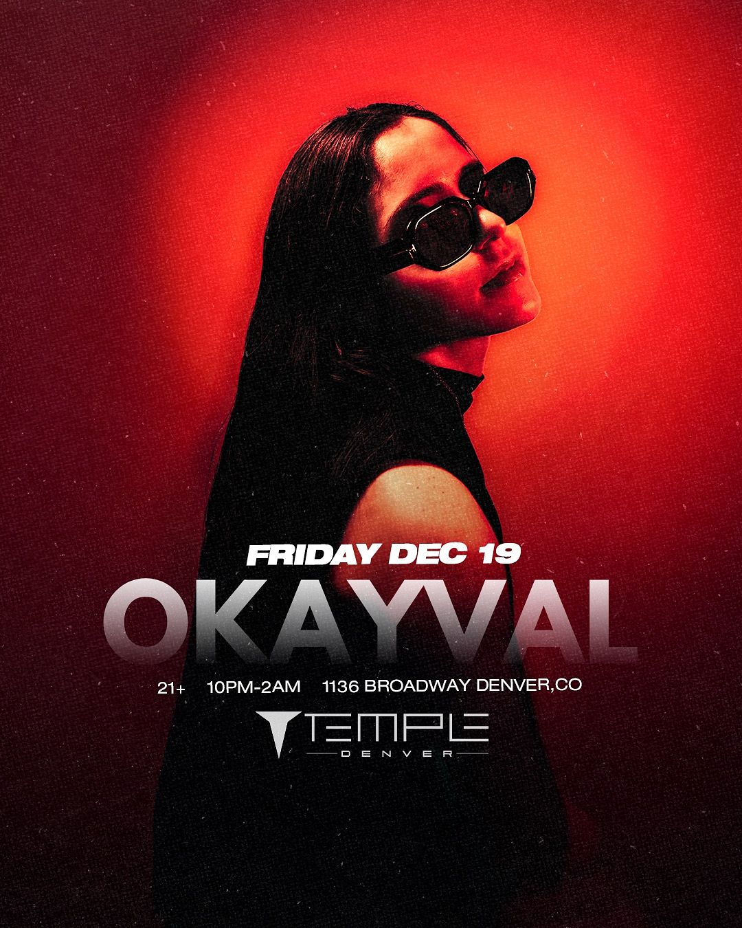 OKAYVAL Tickets at Temple Nightclub in Denver by Temple Nightclub ...