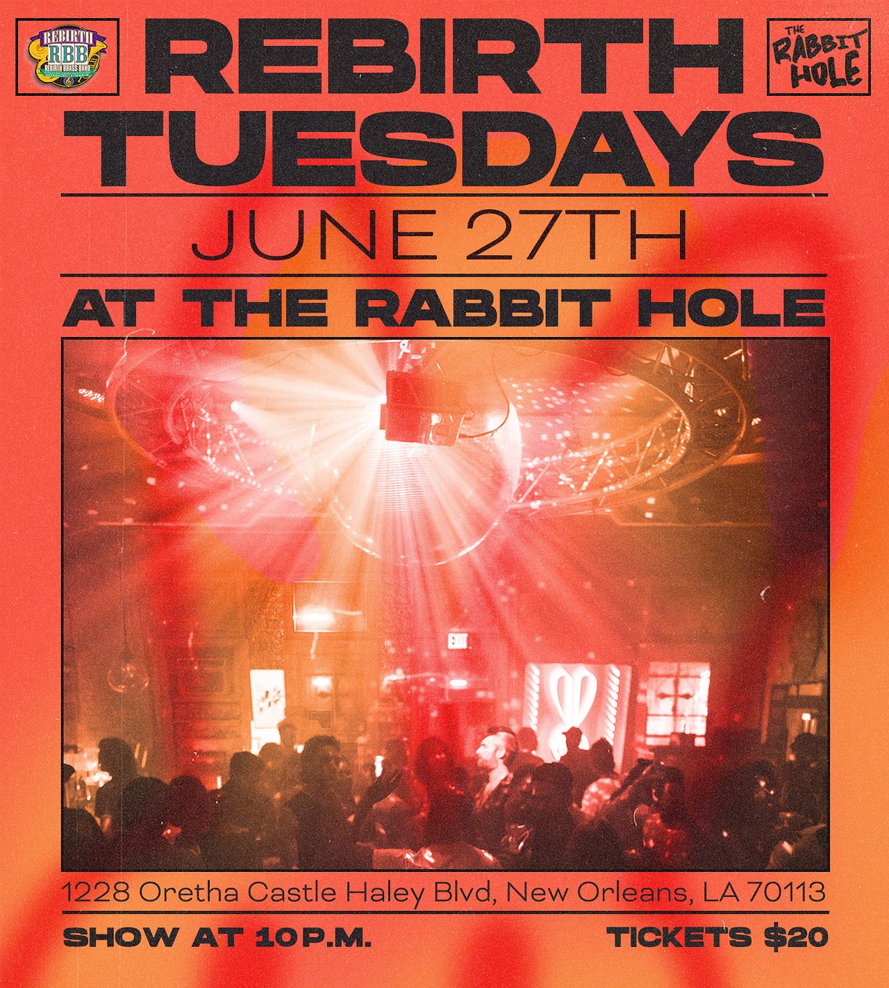 rebirth-tuesdays-06-27-tickets-at-the-rabbit-hole-in-new-orleans-by-the