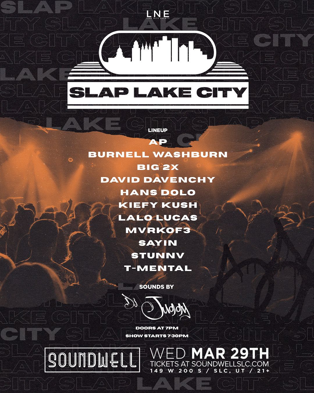 Slap Lake City at Soundwell Tickets at Soundwell in Salt Lake City by ...