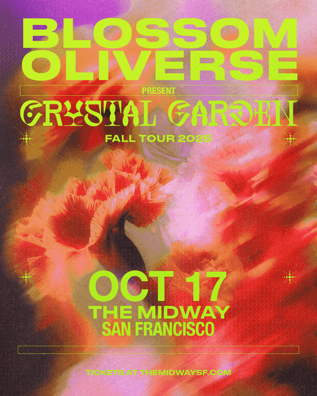 Blossom x Oliverse (360 Stage) Tickets at The Midway in San Francisco