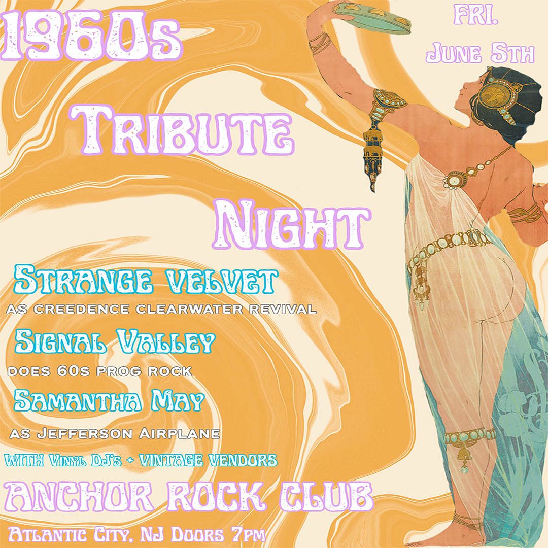 1960s Tribute Night! Tickets at Anchor Rock Club in Atlantic City by ...
