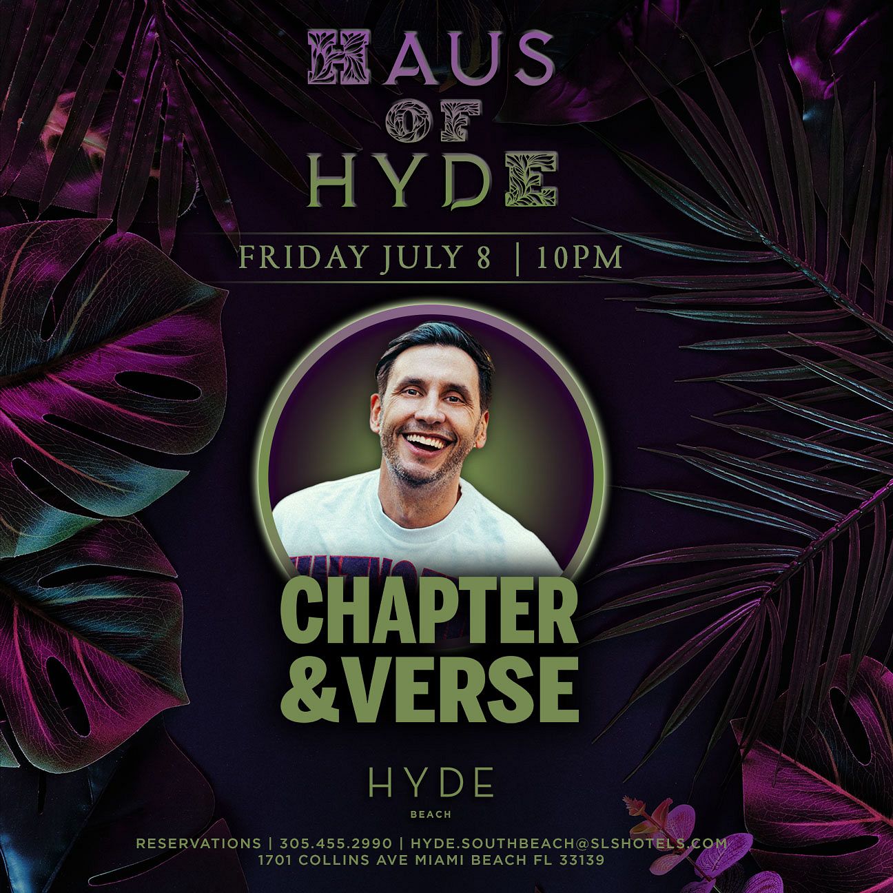 HAUS OF HYDE CHAPTER & VERSE Tickets at Hyde Beach in Miami Beach by