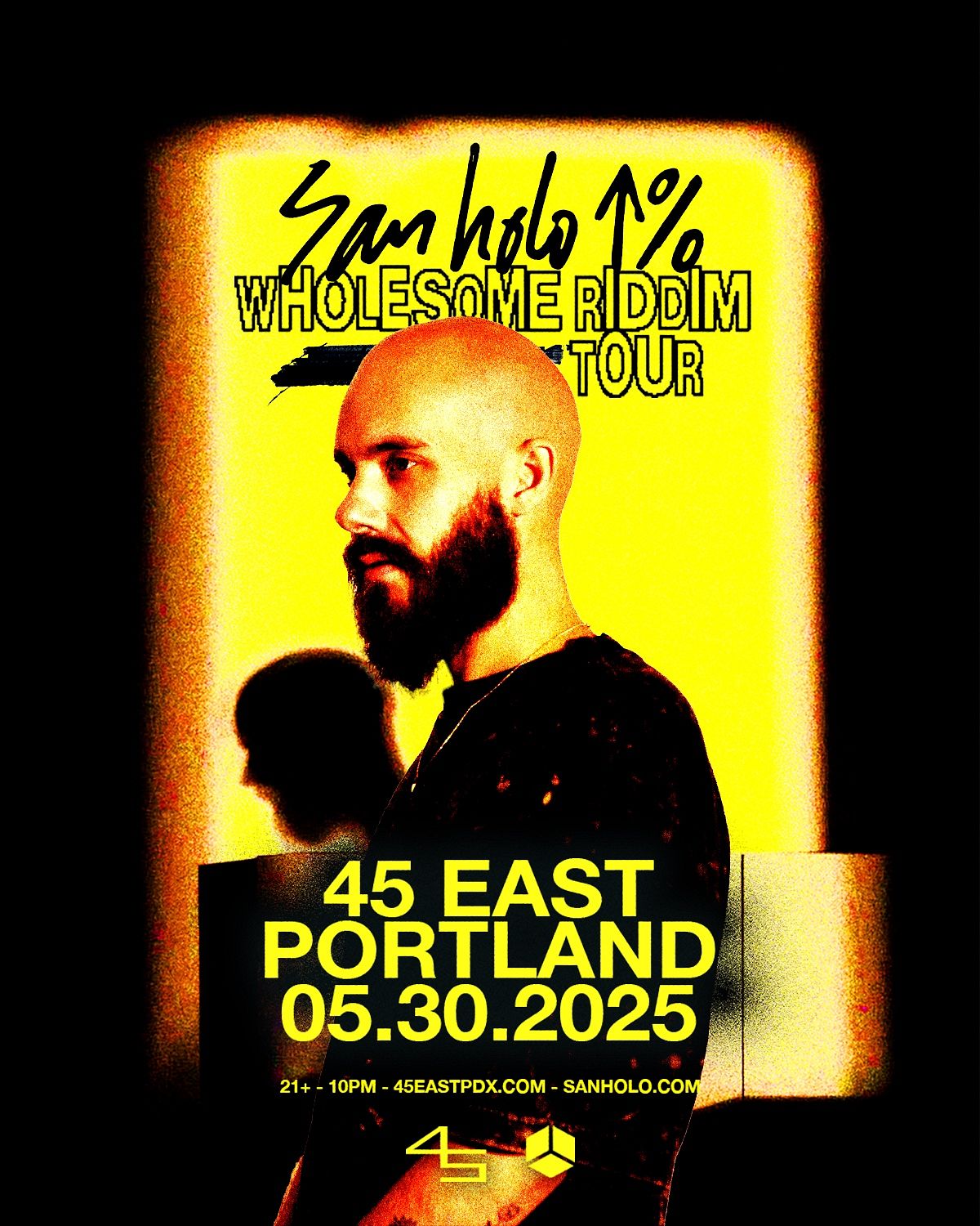 San Holo Red Rocks SAN HOLO: WHOLESOME RIDDIM TOUR Tickets at 45 East in Portland by 45 ...
