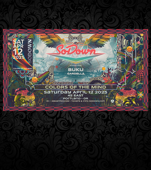 SODOM ツアーピック SoDown - Colors Of The Mind Tour Tickets at 45 East in Portland by