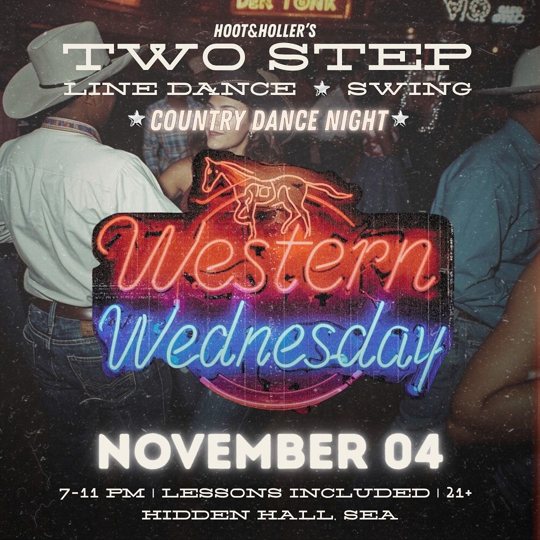 WESTERN WEDNESDAYS: Country Dance Night at Hidden Hall