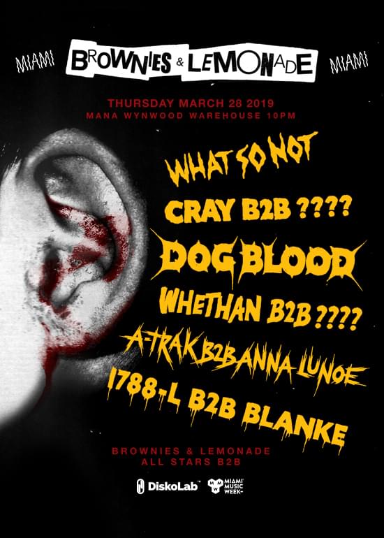 Brownies & Lemonade Miami Dog Blood Tickets at Mana Wynwood in Miami