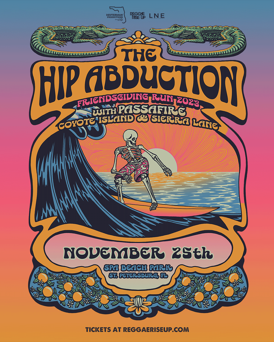 The Hip Abduction at Spa Beach Park Tickets at Spa Beach Park at St