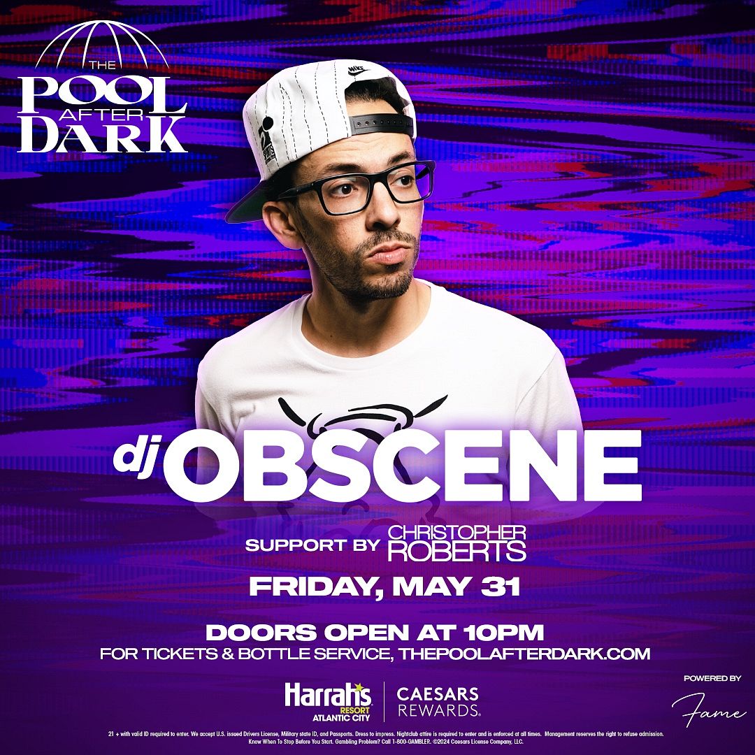 DJ OBSCENE at The Pool After Dark Friday, May 31, 2024