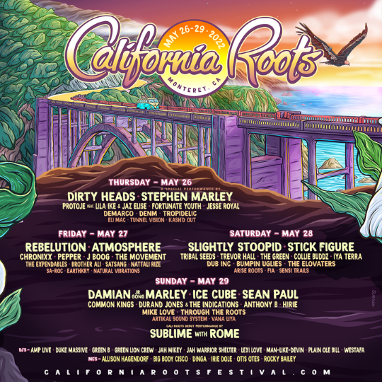 California Roots Music and Arts Festival 2022 Tickets at Monterey