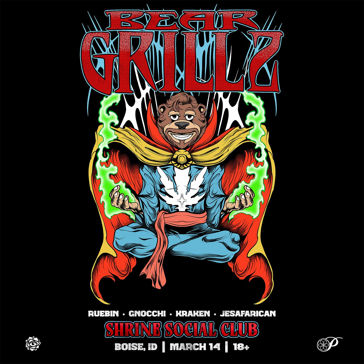 BEAR GRILLZ at SHINE SOCIAL CLUB Tickets at Shrine Social Club in