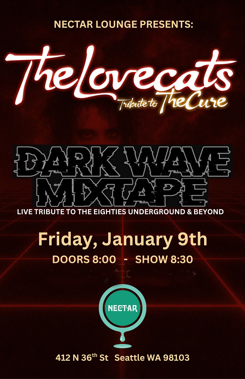 THE LOVECATS (Tribute to the Cure) and DARK WAVE MIXTAPE (Tribute