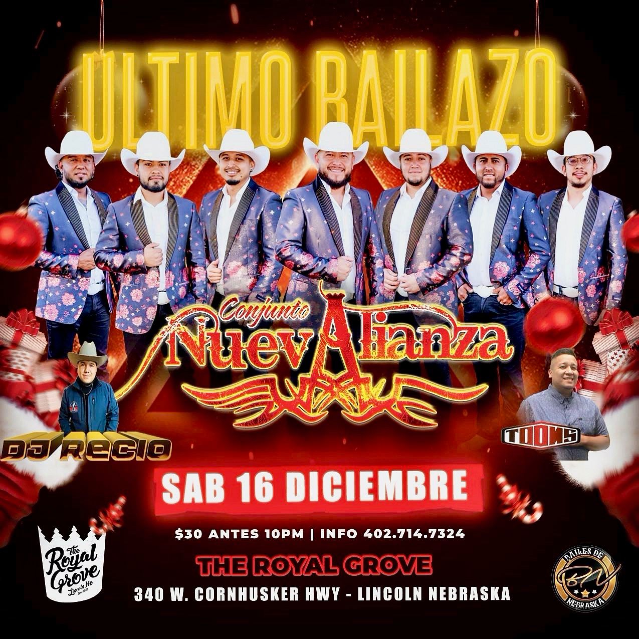 NUEVA ALIANZA | ULTIMO BAILAZO Tickets at The Royal Grove in Lincoln by ...