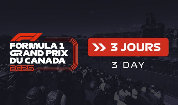 Formula 1 Grand Prix Du Canada 2025- 3 Day Tickets at circuit Gilles ...