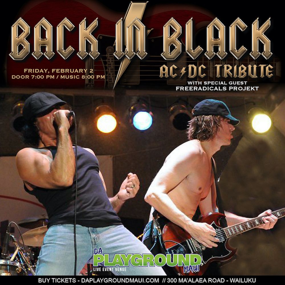 back in black concert