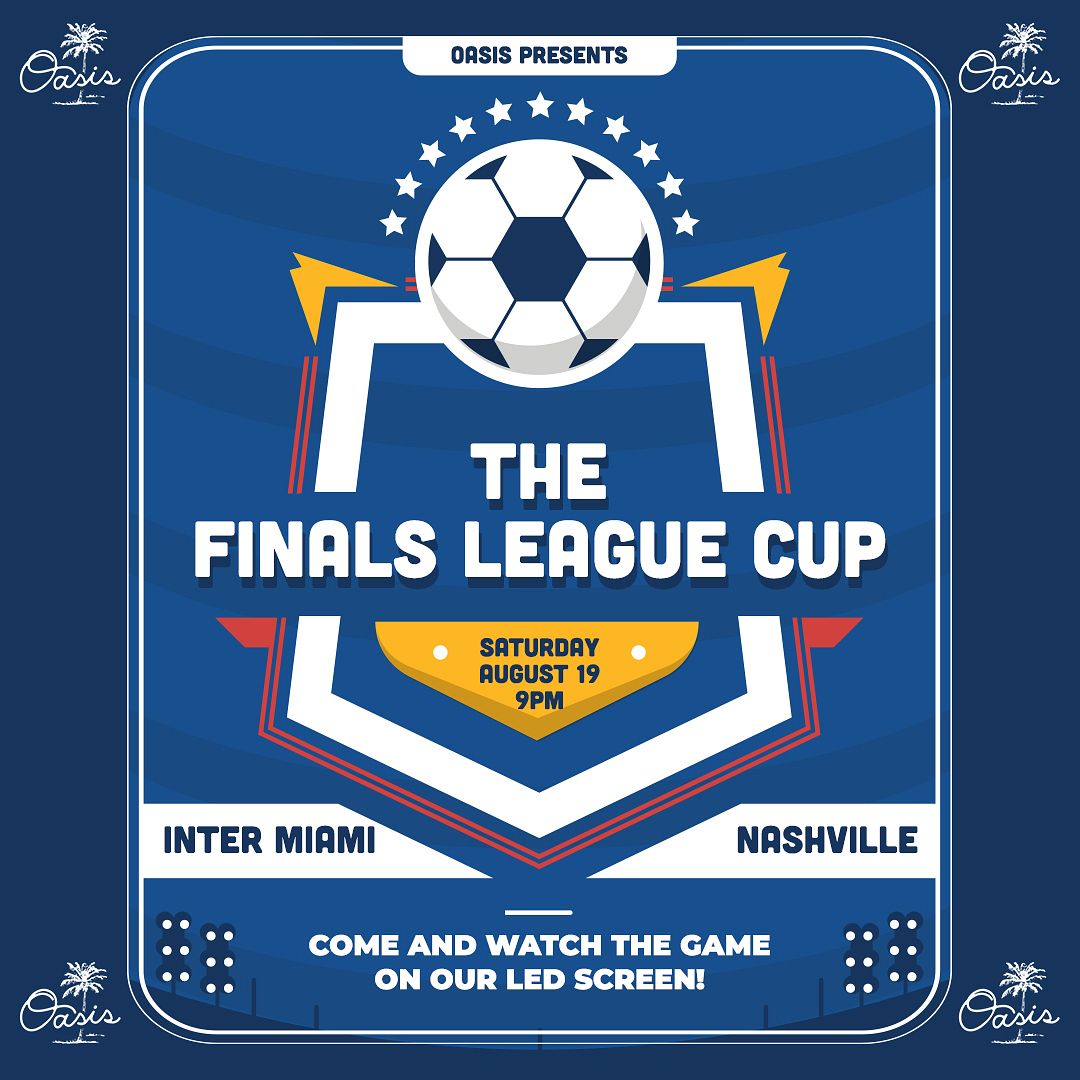 Inter Miami Vs Nashville The League Cup Finals Tickets At Oasis