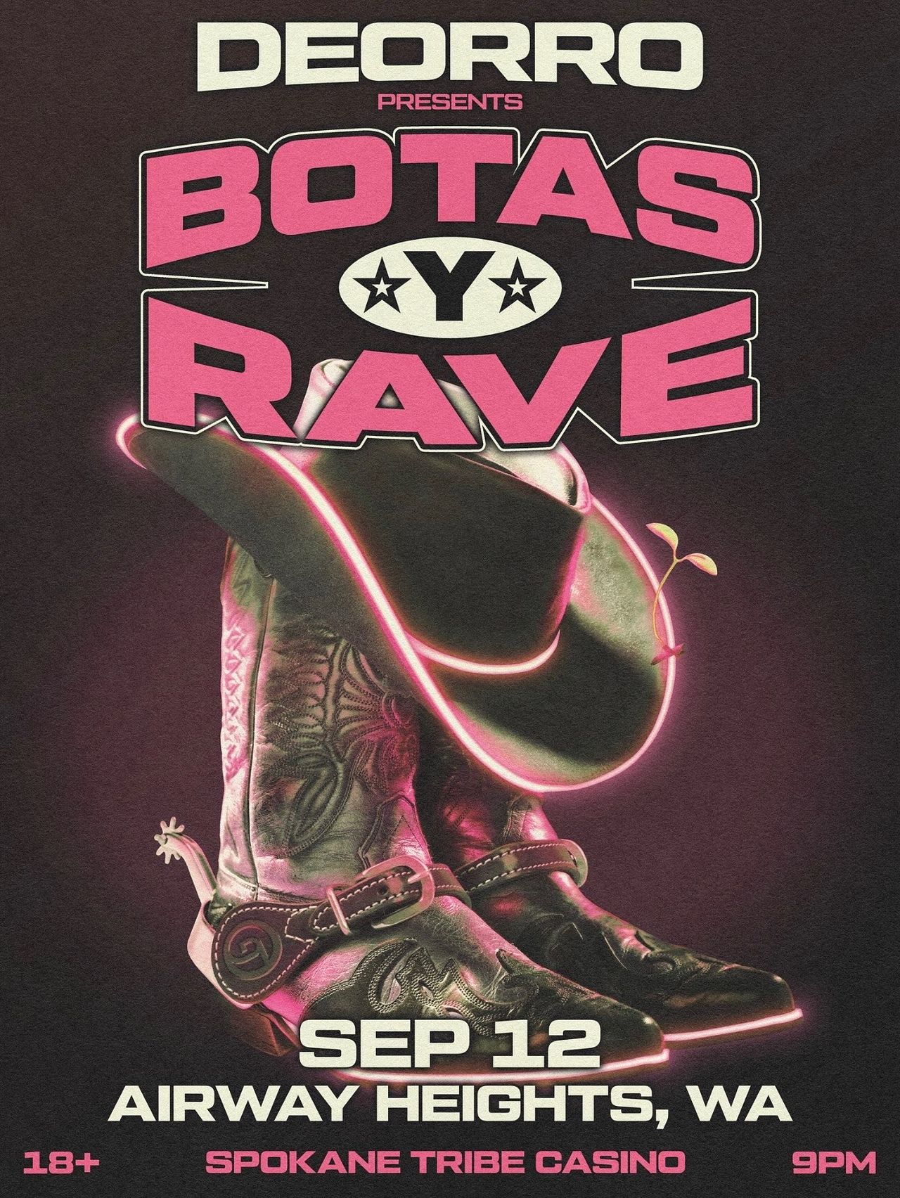 Deorro Presents: BOTAS Y RAVE Tickets at Spokane Live at Spokane Tribe ...