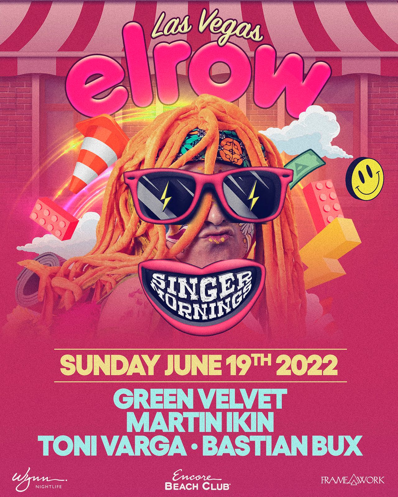 elrow with Green Velvet, Martin Ikin, Bastian Bux Tickets at Encore