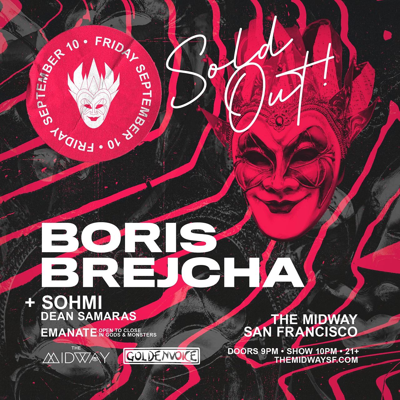 Boris Brejcha Tickets at The Midway in San Francisco by The Midway SF