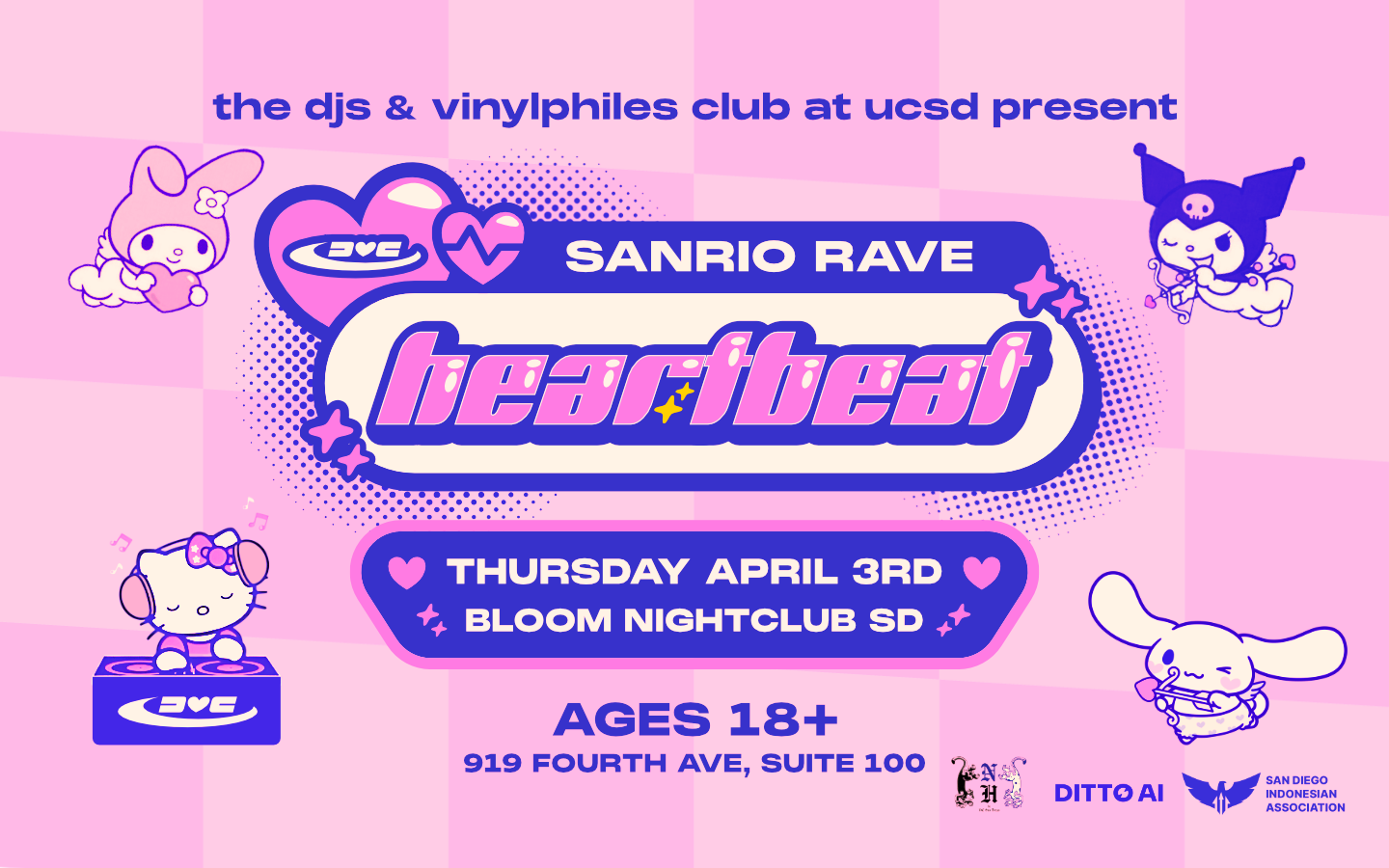 DVC presents Heartbeat: Valentine's Rave Tickets at Bloom Nightclub in ...