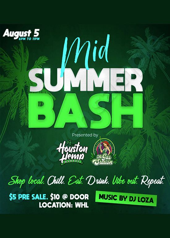 MID SUMMER BASH Tickets at The Studio at Warehouse Live in Houston by