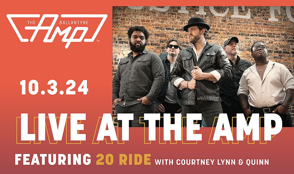 LIVE AT THE AMP FEATURING 20 RIDE Tickets At The Amp Ballantyne In ...