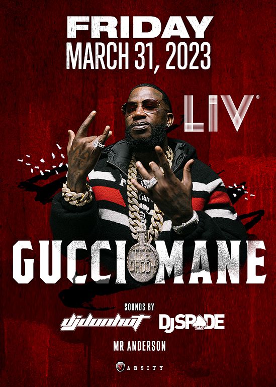 Gucci Mane Tickets at LIV in Miami Beach by LIV | Tixr