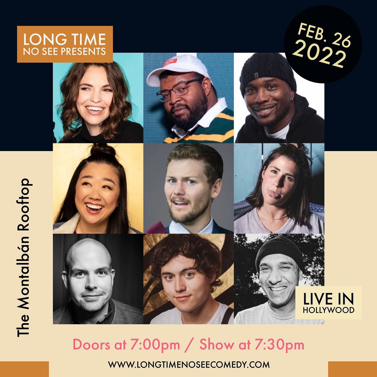 Live StandUp Comedy Tickets at The Montalbán in Los Angeles by Long