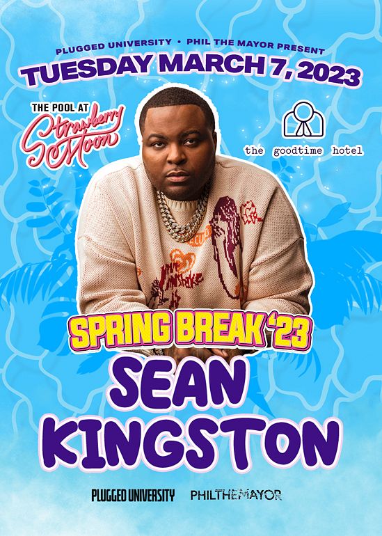 Sean Kingston Tickets at Strawberry Moon in Miami Beach by Strawberry