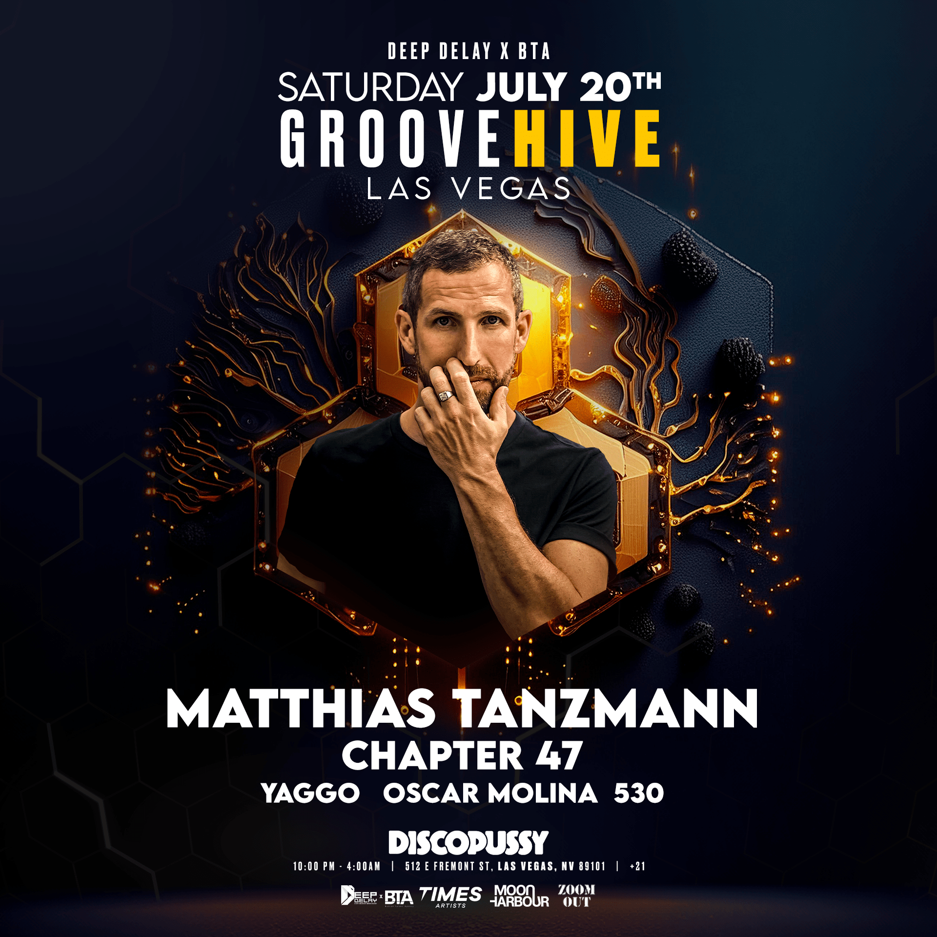 DP DEEP DELAY & BTA Presents MATTHIAS TANZMANN Tickets at Discopussy
