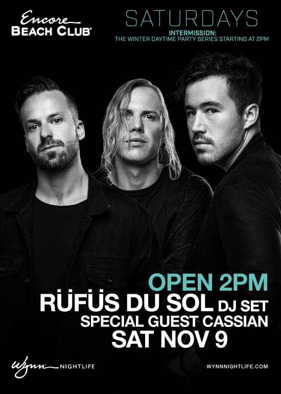 RÜFÜS DU SOL (DJ Set) with Special Guest Cassian Tickets at Encore ...