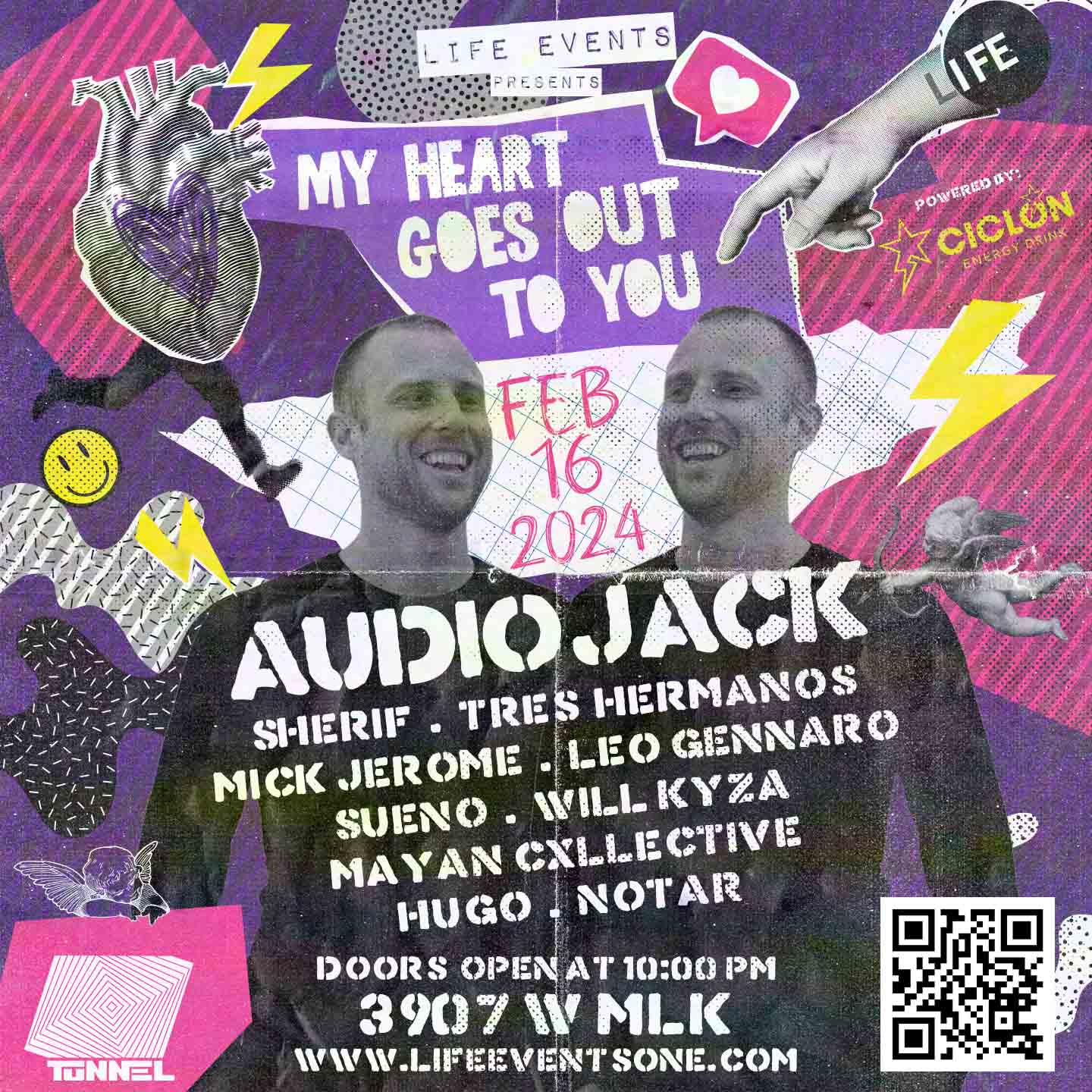 My Heart Goes Out To You with Audiojack Tickets at Tunnel Tampa in