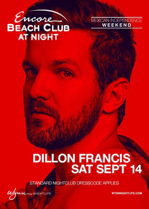 Dillon Francis - Nightswim Tickets at Encore Beach Club at Night in Las