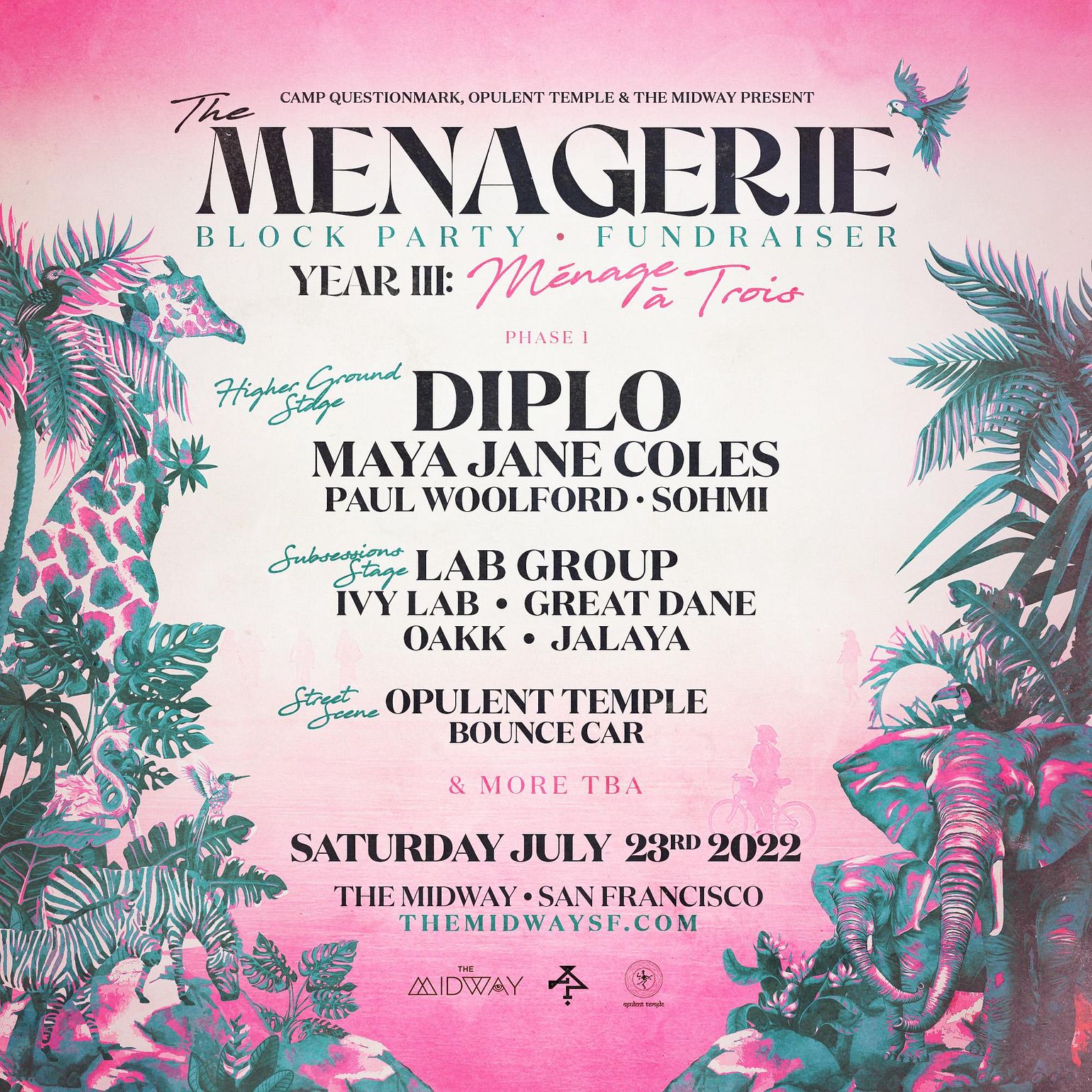 The Menagerie Block Party w/ Diplo